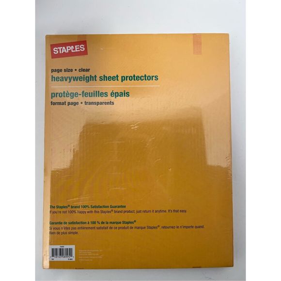 Staple Office Staples Heavyweight Sheet Protectors Poshmark